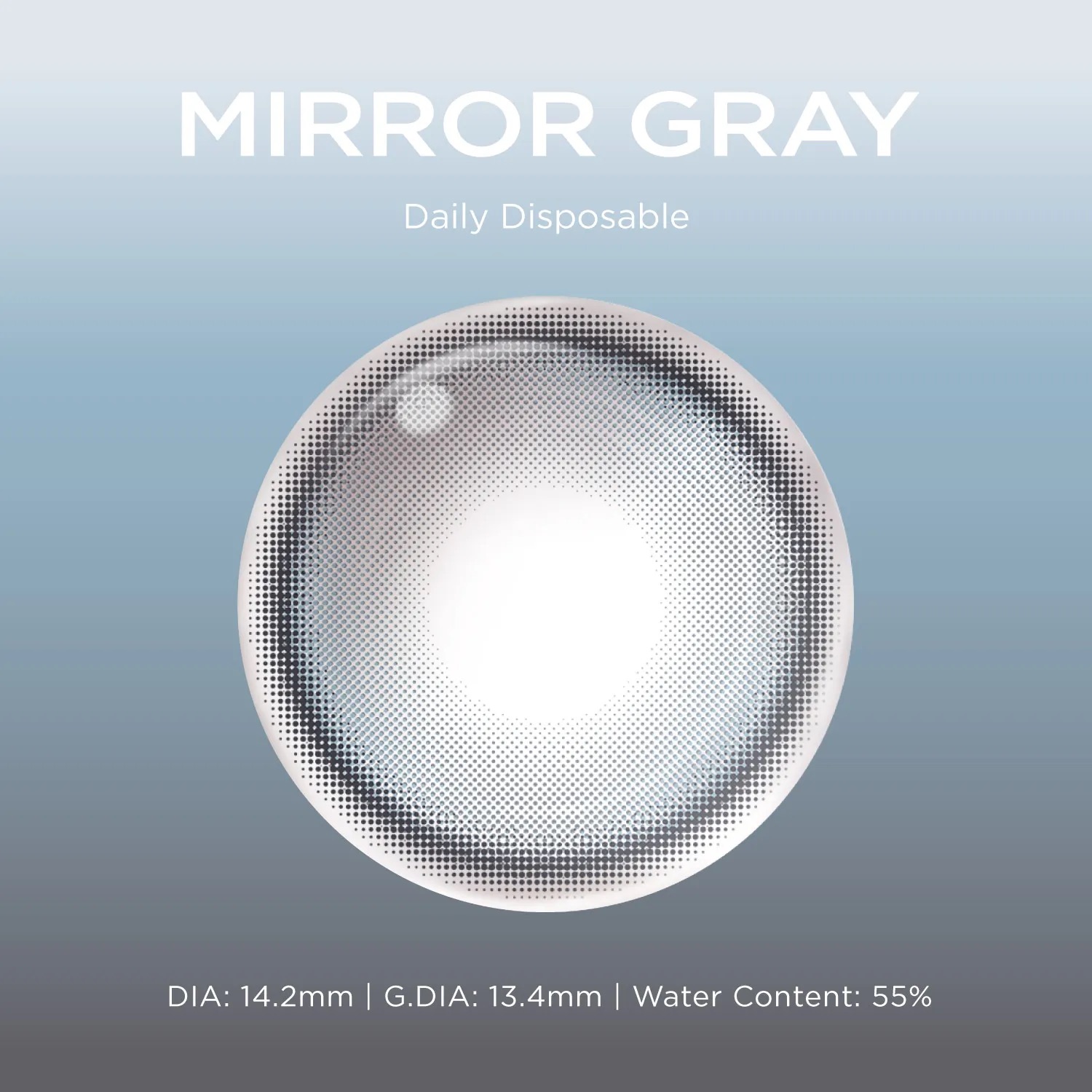 Mirror Grey | 1 день, 10 шт